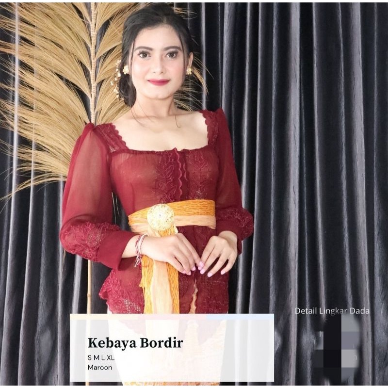kebaya bordir sabrina