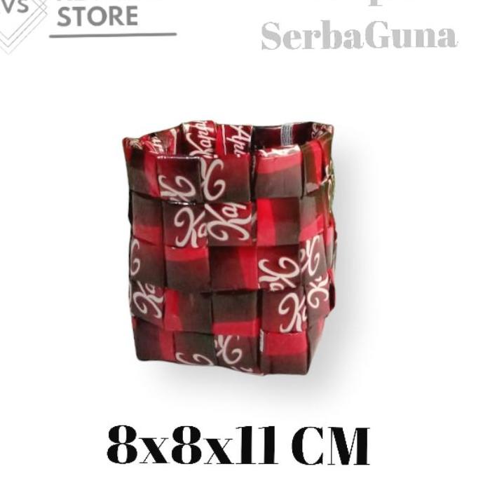 

KERAJINAN TEMPAT SERBA GUNA DARI BUNGKUS KOPI / TEMPAT PENSIL BUNGKUS KOPI / TEMPAT SERBAGUNA BUNGKUS KOPI