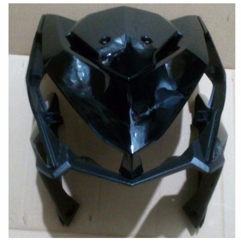 Tameng depan komplit Vario 125 150 LED 2015 2017 hitam plus stiker