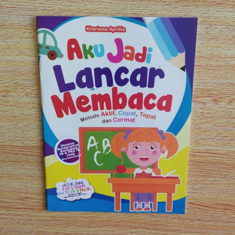 Buku Anak TK Paud Aku Jadi Lancar Membaca Belajar baca - Sandro