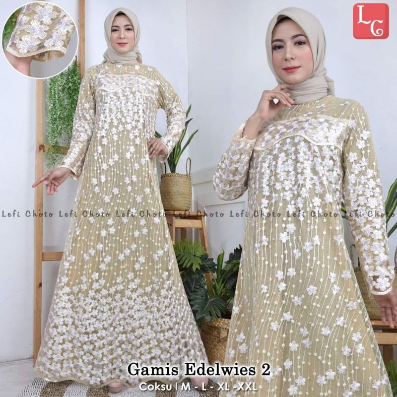 GAMIS TULLE ENDELWIES/GAMIS TERBARU/GAMIS KEKINIAN