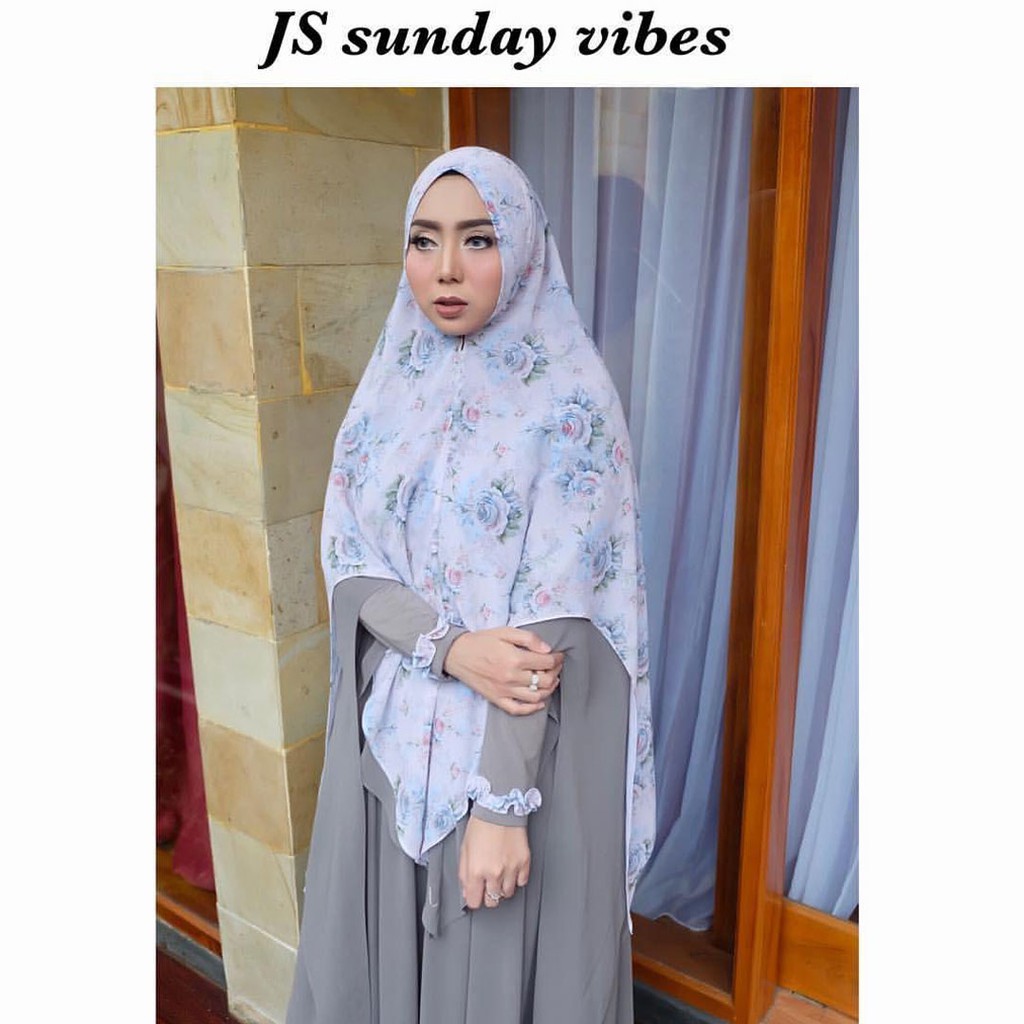 Bilqis Sweet Grey Gamis Wanita Syari Original By Jawhara Syari