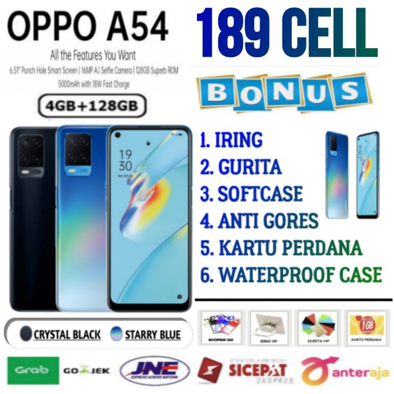 OPPO A54 RAM 4/128 GB | A55 A 55 4/64 GB | A53 4/128 | A15 2/32 GARANSI RESMI OPPO INDONESIA