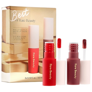 Rare Beauty by Selena Gomez Mini Lip Souffle Matte Cream Lipstick Duo Set