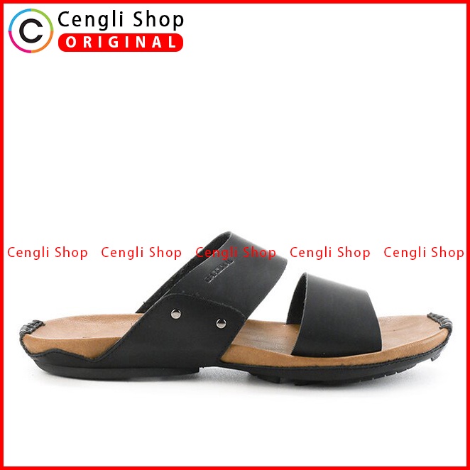 SANDAL SLIDE PRIA CARDINAL ORIGINAL CASUAL TERBARU HITAM CA29