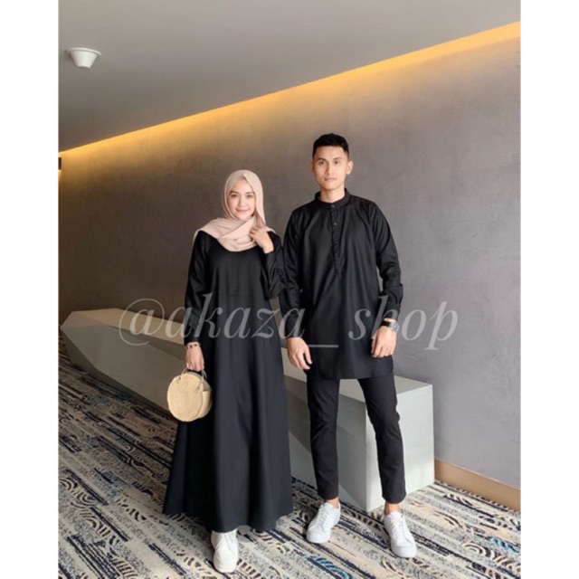 AKAZA SET COUPLE / couple dress dan koko muslim