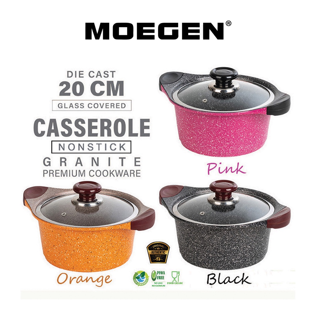 ORIGINAL MOEGEN Germany casserole / stock pot 20cm granite series