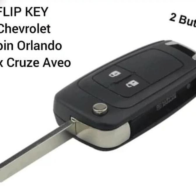 CASING KUNCI LIPAT FLIP KEY CRUZE - COVER CASE KUNCI REMOTE CHEVROLET SPIN ORLANDO CRUZE AVEO TRAX