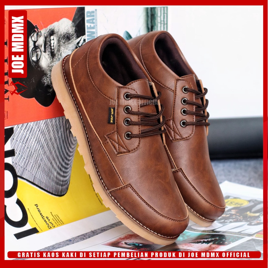 TARAN Sepatu Formal Pria Sepatu Pria Casual Kerja Cowo/Cowok Kulit Pu Ori Keren