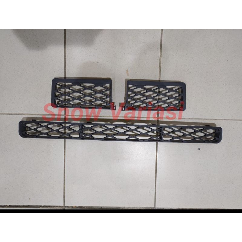 Toyota New Avanza Xenia 2007 List Lis Garnis Ring Cover Grill Radiator Bemper Depan
