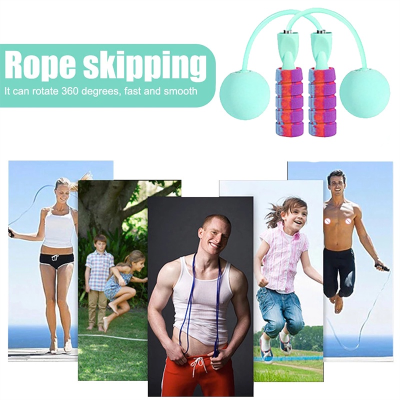 1pc Tali skipping Portable Bahan PVC Untuk fitness