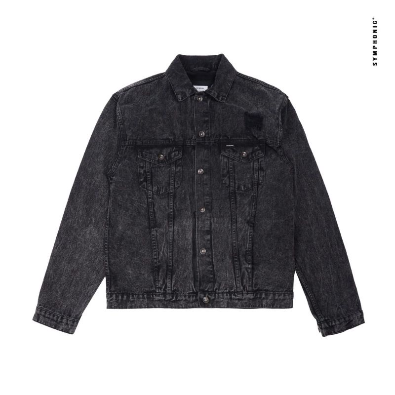 PLANET Denim Jacket Black
