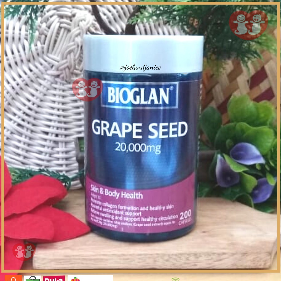 Bioglan Grape Seed 20,000mg 200caps