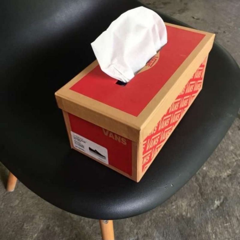 BOX TISSUE CUSTOM SHOES VANS