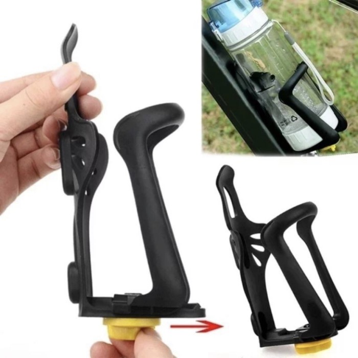 Holder Tempat Botol minum Sepeda adjustable bisa diatur besar kecilnya