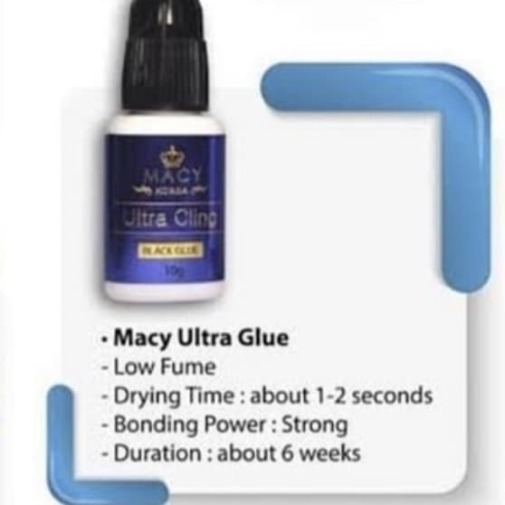 MACY GLUE ULTRA CLING 5ML DAN 10ML LEM EYELASH EXTENSION / LEM BULUMATA SAMBUNG