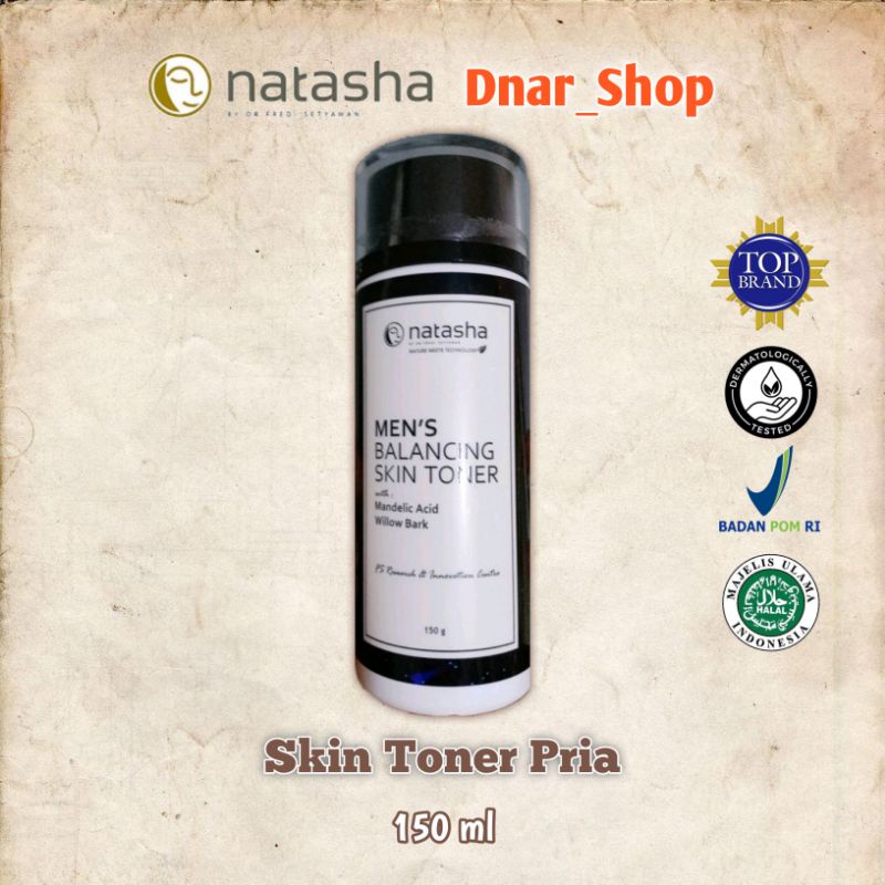 NATASHA SKIN TONER MEN Penyegar Wajah Pria