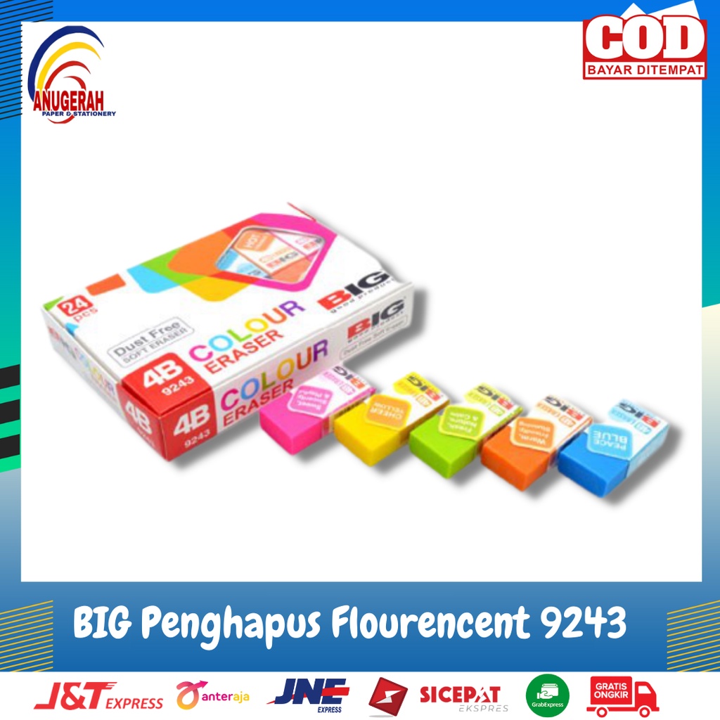 

BIG Penghapus Fourencent 9243 (PCS)