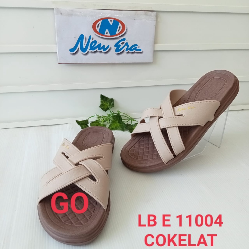 gos NEW ERA LBE 11004  Sandal Wanita Slip On Sandal Casual Wanita Size 37-41