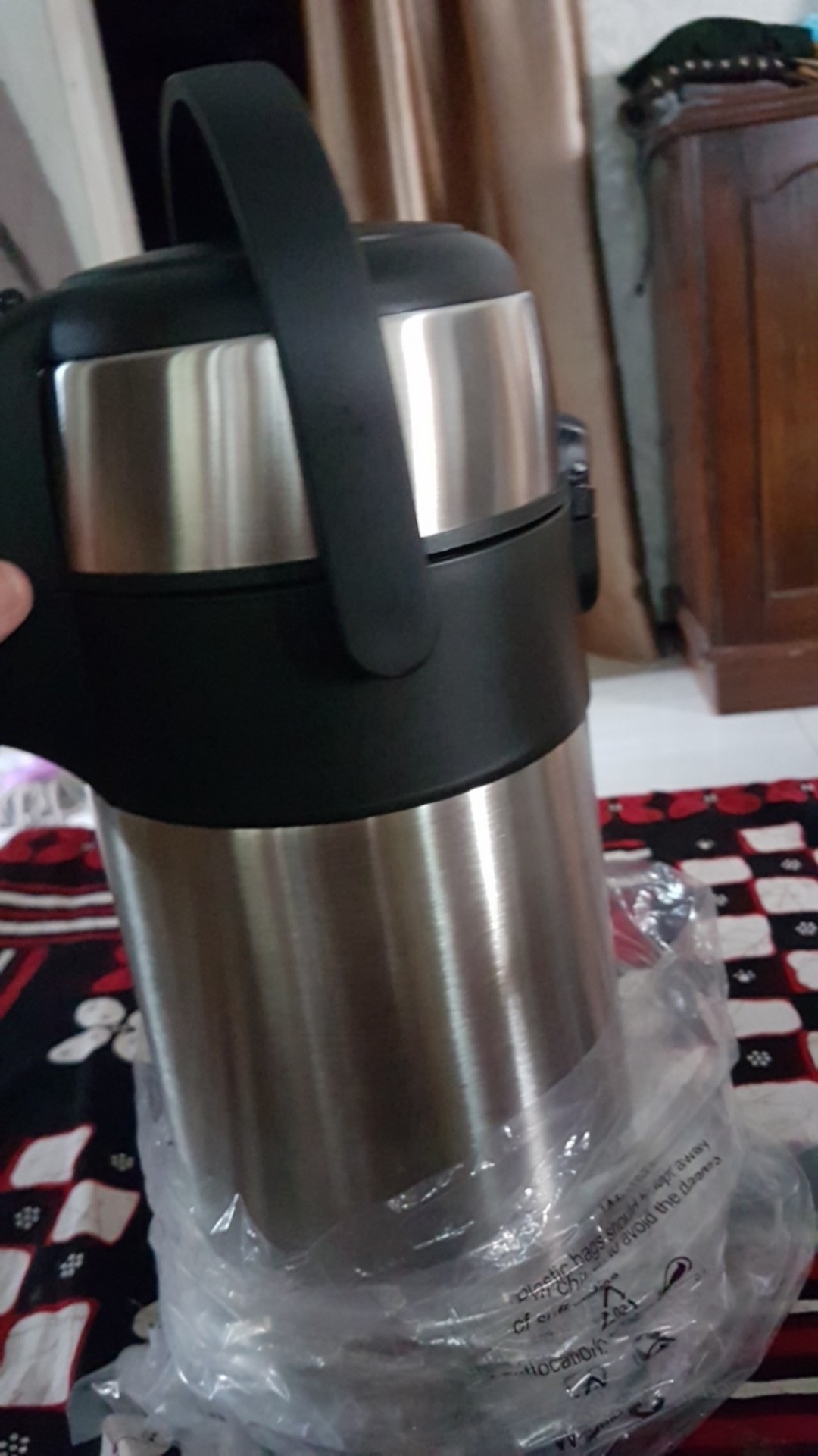 Shuma Airpot Sistem Pompa Botol Dispenser Termos Stainless Steel Food Grade Air Panas Dan Dingin
