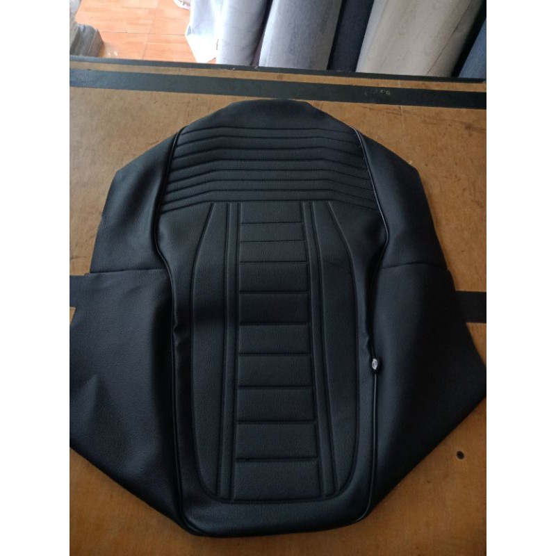 Cover Bungkus Variasi Kulit Jok Motor GL 100 / GLK (jahitan memutar) Merk MBTECH