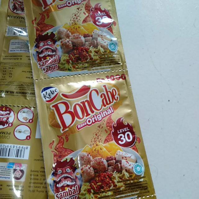

Boncabe sambal tabur level 30