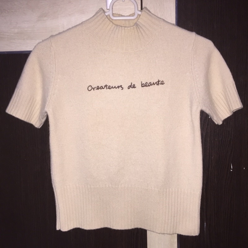 [NEW] SWEATER CROP RAJUT NUDE BRAND BOSSINI LADIES