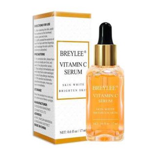 BREYLEE Serum Vitamin C Whitening Serum Brighten Lifting Firming Fade Dark Spots Moisturizing(17ML)