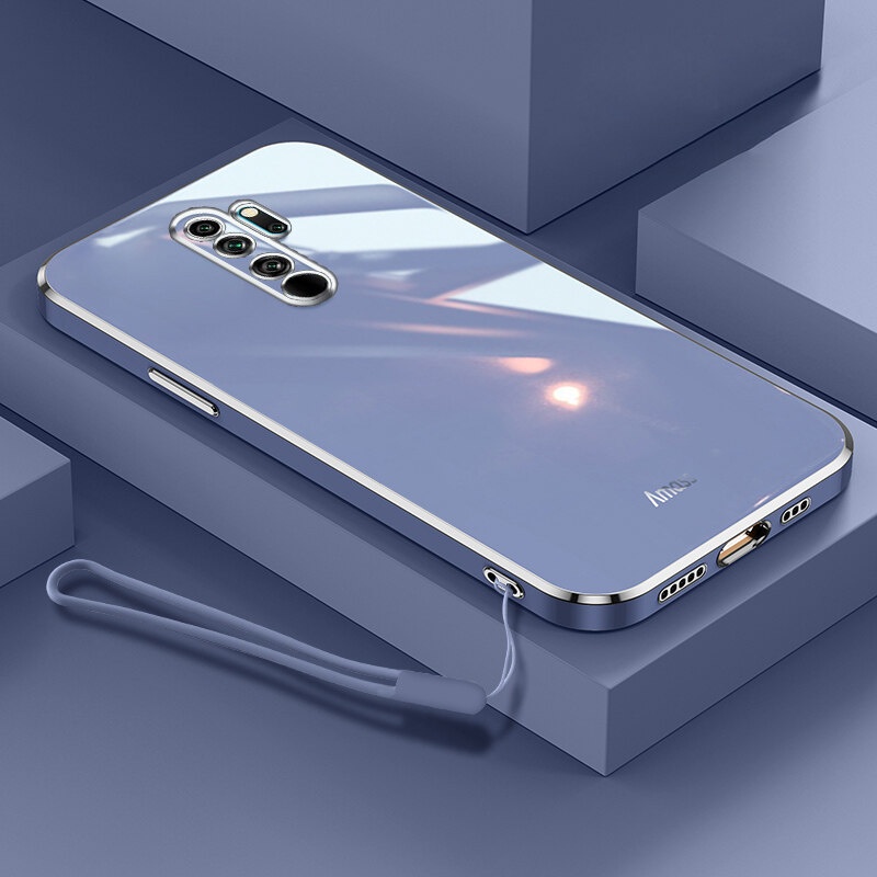 Case Bahan Silikon Dengan lanyard Untuk Xiaomi Redmi Note 8 Pro