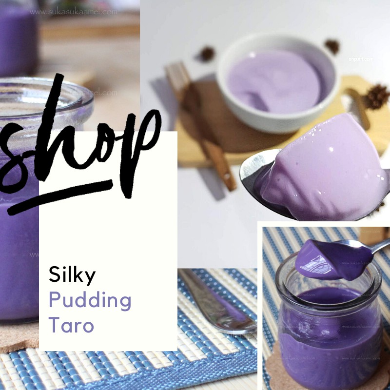 

SILKY PUDDING TARO 500 gr - BUBUK Silky Puding 500 gr -Soft Puding -Puding lembut 500 gr