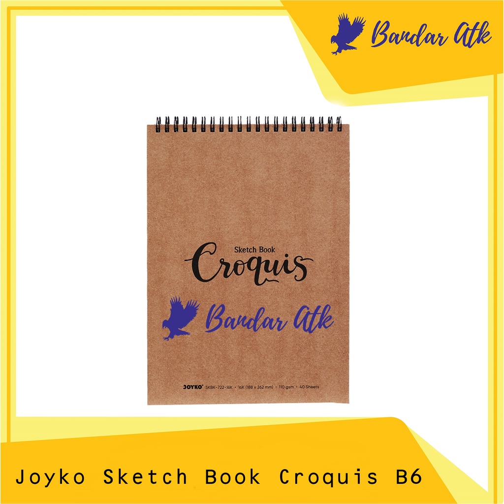 

JOYKO Sketch Book Croquis SKBK-722-16k - B6 Buku Gambar Sketsa [1 PCS]