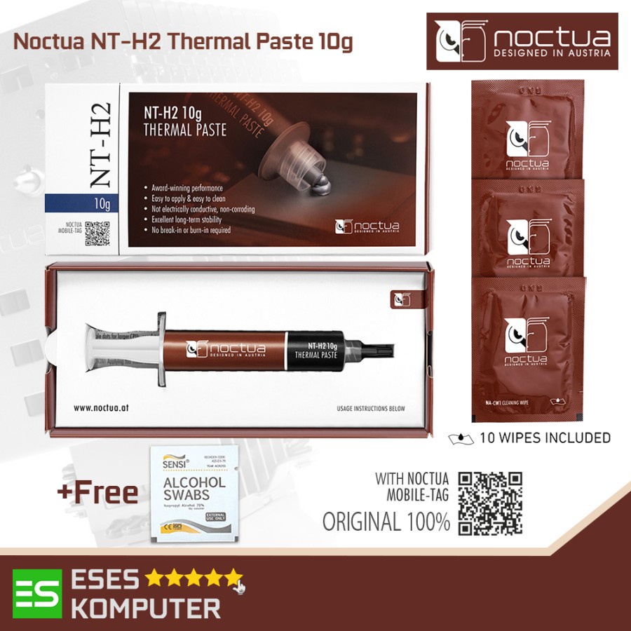 Thermal Paste Noctua NT-H2 10 Gram / 10Gr - Premium Thermal Compound