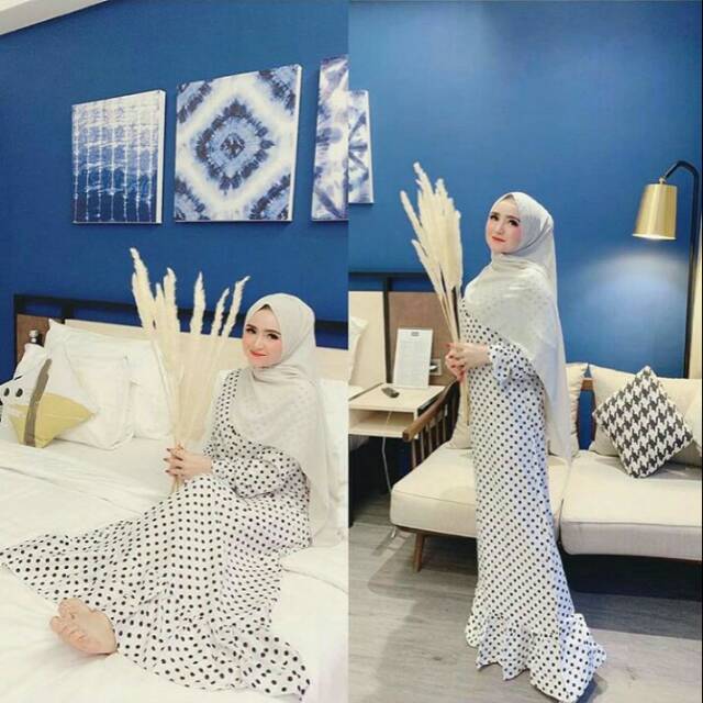 Lfadillah Fashion Daster Polkadot Shellasaukia Original