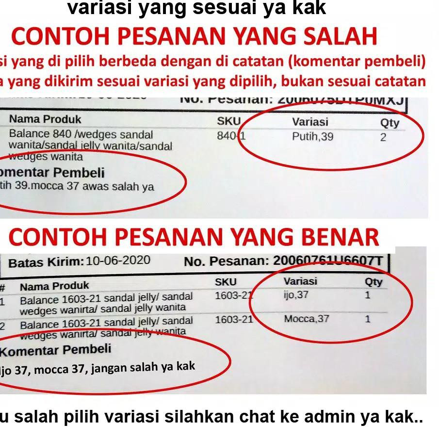 ❋ Balance 840 /wedges sandal wanita/sandal jelly wanita/sandal wedges wanita ➩