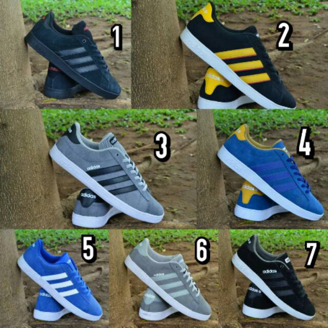 SEPATU SNEAKERS RUNNING MEN ADIDAS NEO DERBY