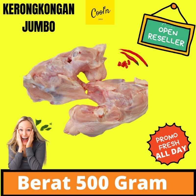 

Rongkong Ayam Besar Gede 500gr 500 gram Ayam Fresh Fress Murah Halal
