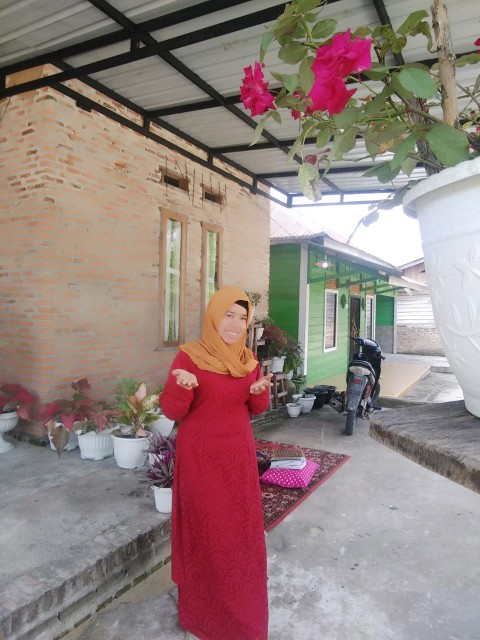 Atasan Batik Wanita Blouse Motif Kangkung Kombinasi Motif Parang Warna Coklat Muda Terlaris 2021