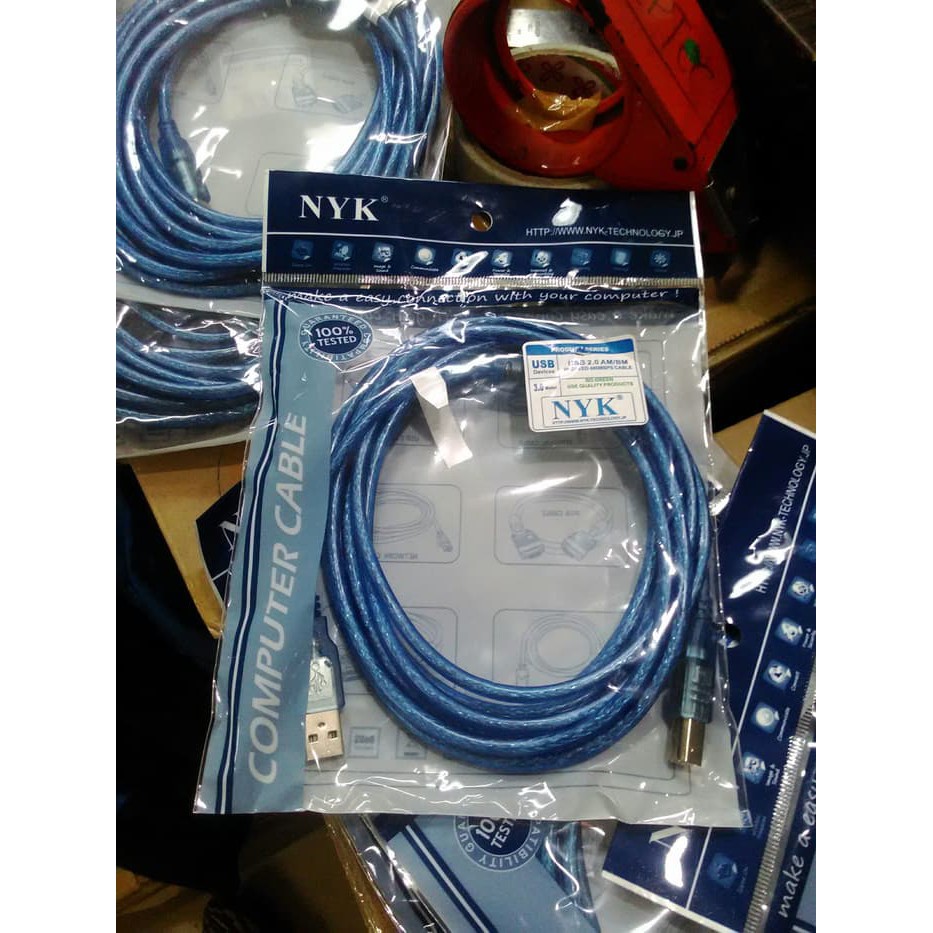 Kabel Printer USB panjang 3 meter NYK