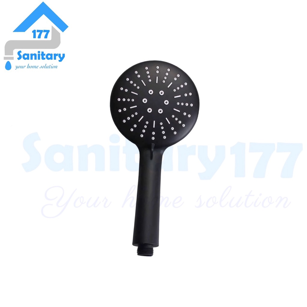 KEPALA hand Shower GEDE Minimalis HITAM 3in1 339-Head  Hand Shower Semprotan Shower Mandi spray sprayer black matte sanitary177