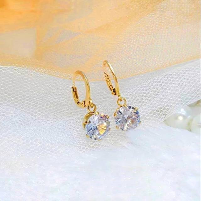 Anting Diamond Wanita Titanium bestQuality