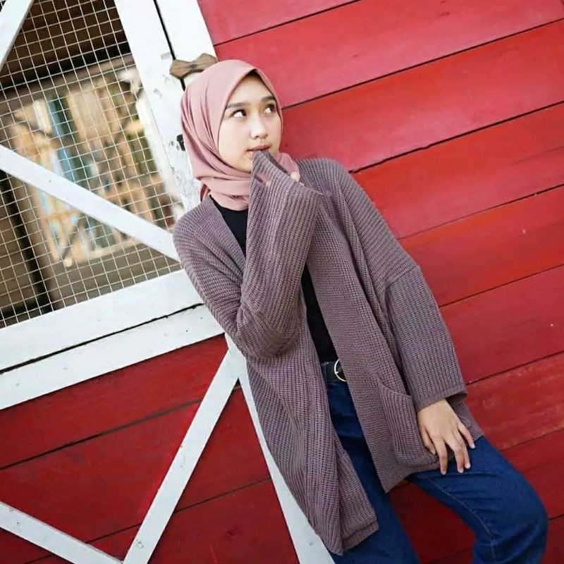 CARDIGAN WANITA RAWIS | CARDIGAN ETNIK RAWIS | CARDIGAN ETNIK RAJUT PREMIUM