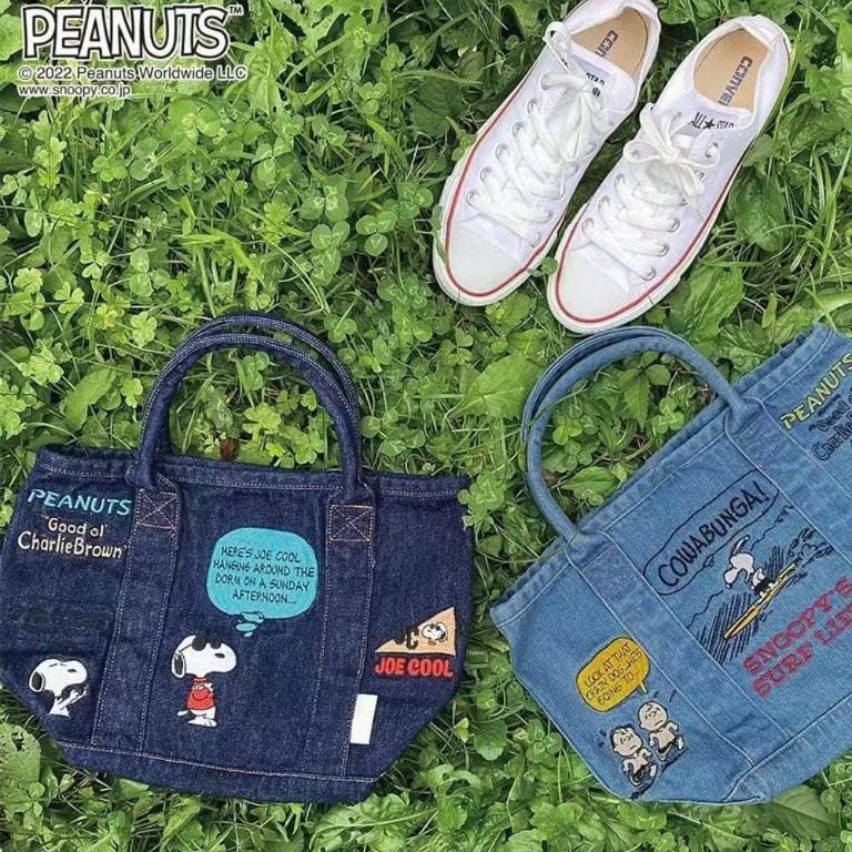 YASMITESTUFF | TAS TENTENG JEANS SNOOPY | TAS TENTENG JEANS
