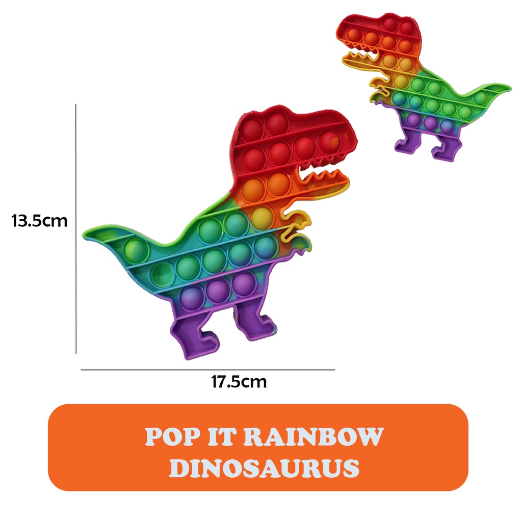 POP IT Rainbow Among Us Unicorn mainan Anak Fidget Pop Its Bubble Toys Kid Popit Pelepas Stress-4