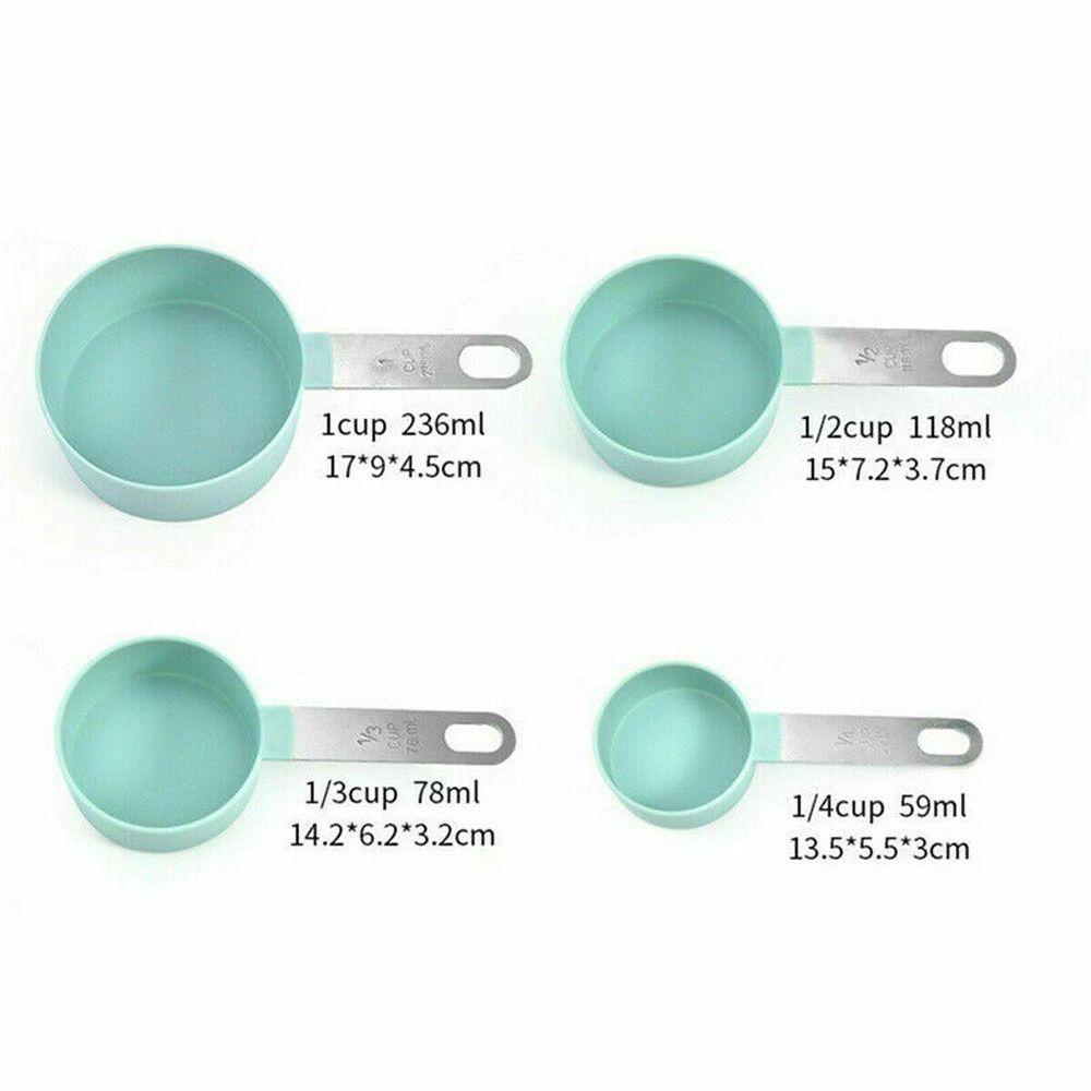 Suyo 4pcs / Set Sendok Takar Tepung Bahan Plastik