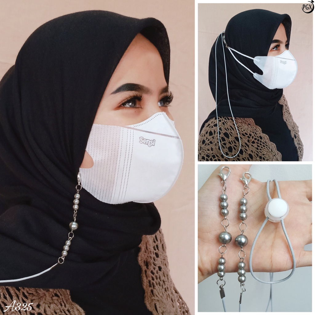 PGX Strap Masker - Kalung Masker - Tali Masker Mutiara Premium Aksesoris Fashion - A325