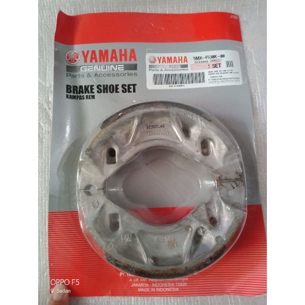 kampas rem belakang rx king lama rx king new original