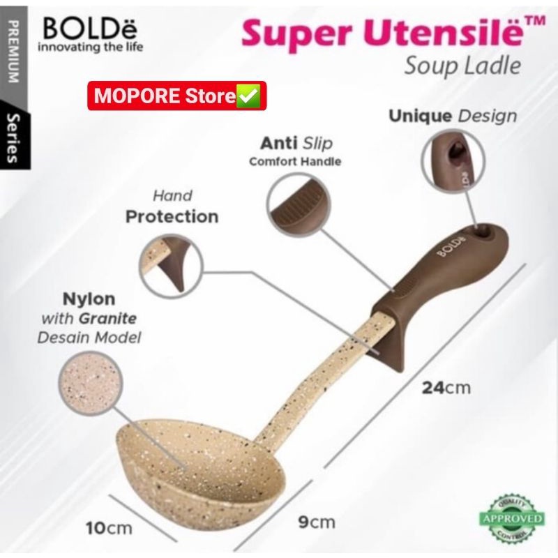 Bolde Super Utensile Sop Ladle - Sendok Sop Sayur Kuah