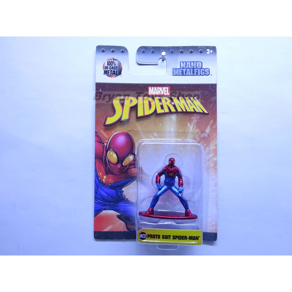 Jada Nano Metalfigs Marvel Spiderman Proto Suit Spider-Man