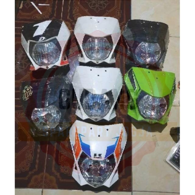 HEADLAMP LAMPU DEPAN KLX BF ORI ASLI COPOTAN MOTOR NORMAL