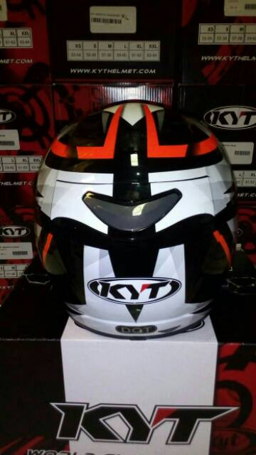 KYT K2 RIDER DIAMOND BLACK WHITE